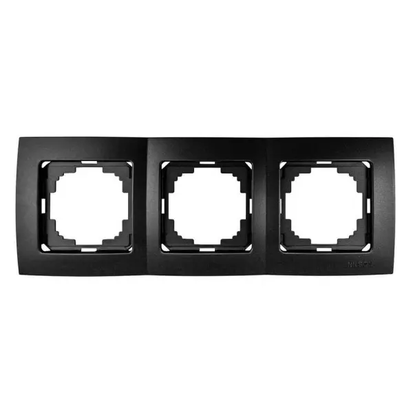 Рамка Nilson Touran чорна мат 3-на ( 24380093 )