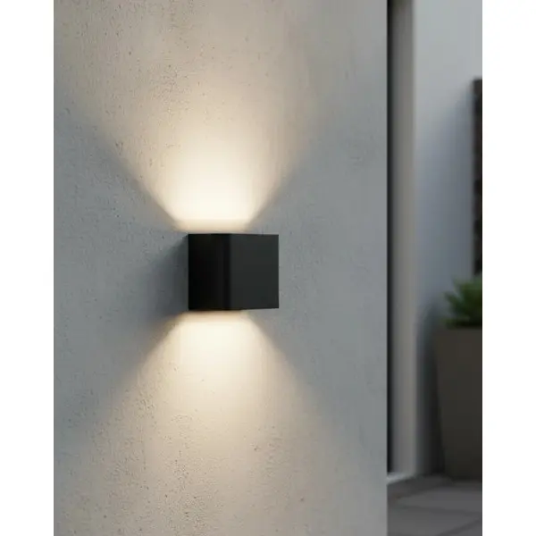 Вуличний світильник Azzardo AZ5855 Svala LED 2x3W 3000K/4000K 270Lm IP54 чорний - фото №1