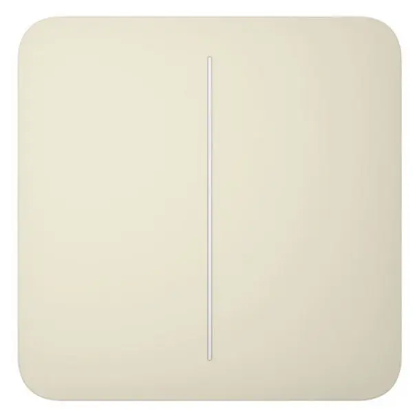 Клавиша умного выключателя 2кл Ajax 46018.144.IV SoloButton для LightSwitch слоновая кость (29832)