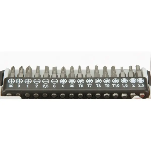 Набор прецизионных насадок с держателем Neo Tools 04-228 (17шт) - фото №2