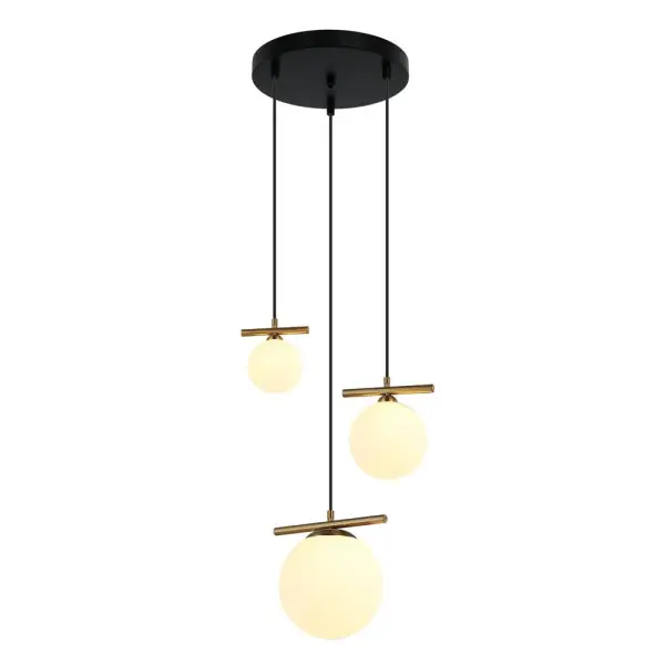 Подвесной светильник, люстра Italux PND-463323A-BRO+W Merseta E14+G9 3x40W+25W IP20 черный - фото №2 Подвесной светильник, люстра Italux PND-463323A-BRO+W Merseta E14+G9 3x40W+25W IP20 черный - фото №2