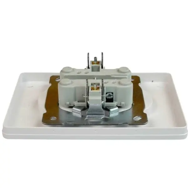 Розетка Nilson Selene біла 2-на без заземлення ( 23111024 ) - фото №3