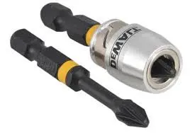 Набір біт та тримача DeWALT Impact torsion PZ2х57мм (2шт) Набір біт та тримача DeWALT Impact torsion PZ2х57мм (2шт)