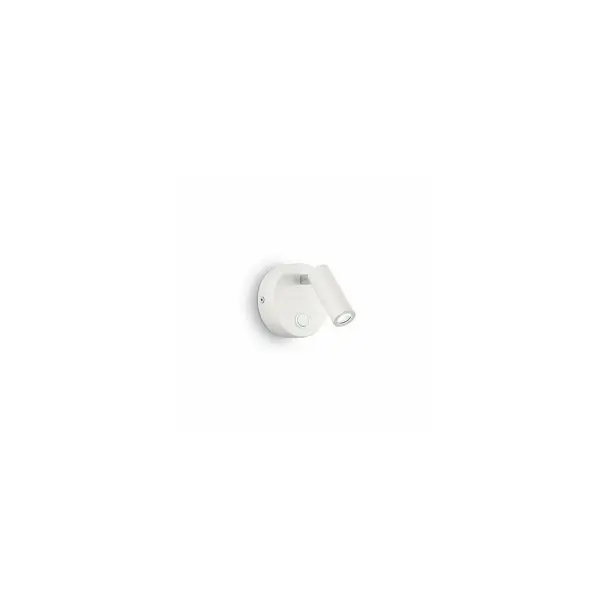 Бра, настінний світильник Ideal Lux Page Ap1 Round Bianco 142586