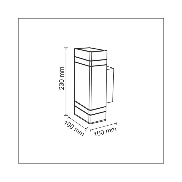 Уличный светильник Goldlux 307866 Gilbert GU10 2x10W IP44 BK - фото №4 Уличный светильник Goldlux 307866 Gilbert GU10 2x10W IP44 BK - фото №4