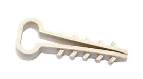 Дюбель ёлочка для плоского кабеля 12мм (100шт)