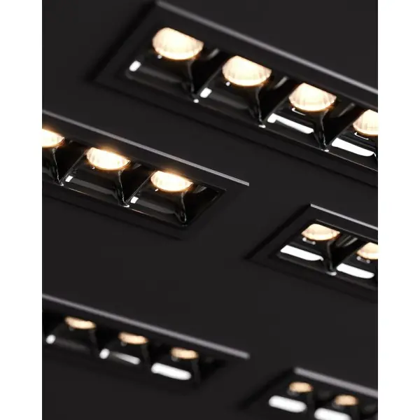Точечный светильник Kloodi KD-POINT 2X2 4W 4K BK LED 360Lm IP20 черный - фото №3 Точечный светильник Kloodi KD-POINT 2X2 4W 4K BK LED 360Lm IP20 черный - фото №3