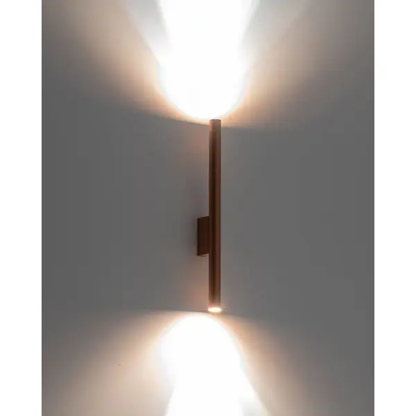 Бра, настенный светильник Nowodvorski 10564 Laser Wall G9 2x10W IP20 медный - фото №1