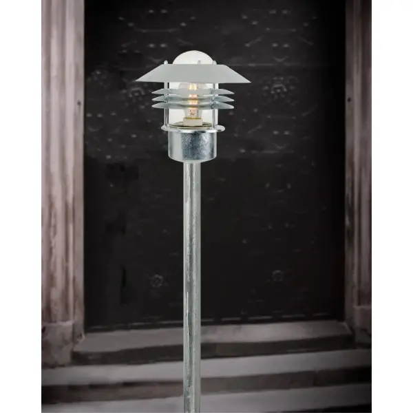 Уличный светильник Nordlux 25118031 Vejers E27 1x60W IP54 серебристый - фото №1 Уличный светильник Nordlux 25118031 Vejers E27 1x60W IP54 серебристый - фото №1
