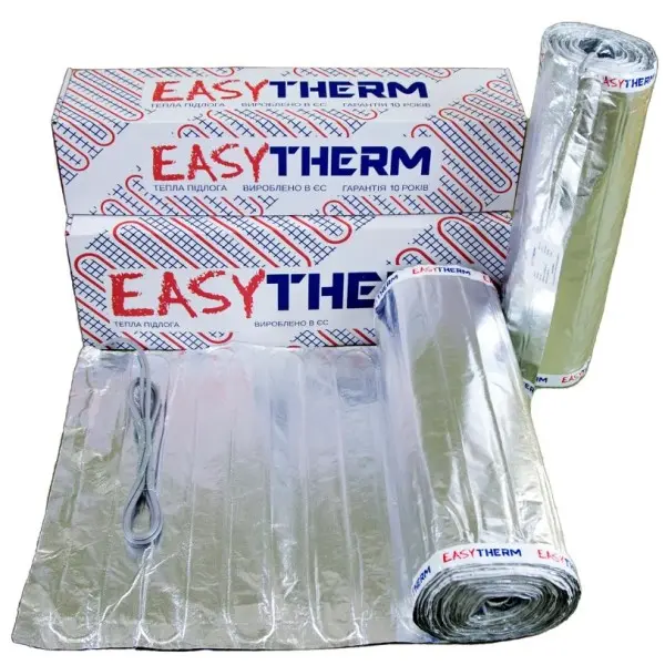 Нагревательный двухжильный мат EasyTherm с фольгой EMF12.00 24м 24м - фото №1 Нагревательный двухжильный мат EasyTherm с фольгой EMF12.00 24м 24м - фото №1
