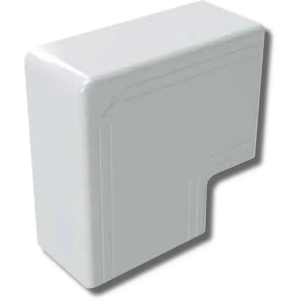 Кут плоский 100x40 NPAN (90°), колір білий RAL9001