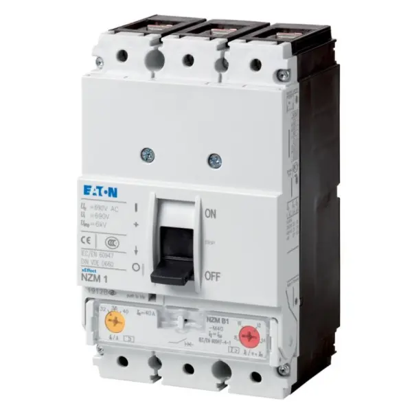 Силовий автомат Eaton NZMB1-M50 25кА 50A Силовий автомат Eaton NZMB1-M50 25кА 50A