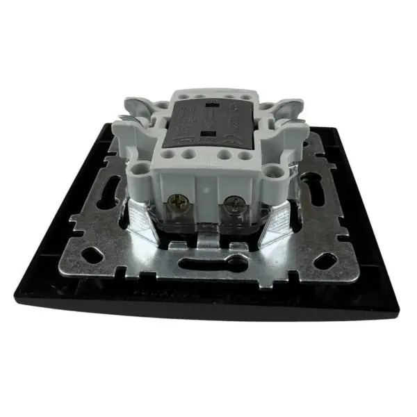 Выключатель Nilson Touran черный мат 1кл промежуточный ( 24381010 ) - фото №3