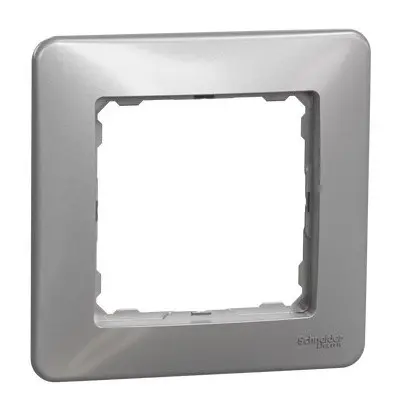 Рамка 1-местная Schneider Electric Sedna Design алюминий SDD313801