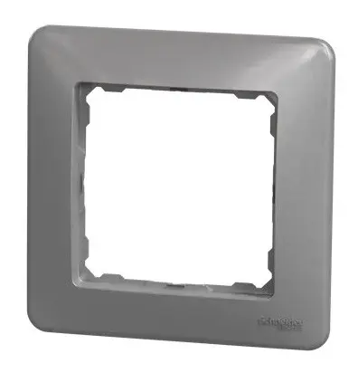 Рамка 1-местная Schneider Electric Sedna Design алюминий SDD313801 - фото №4