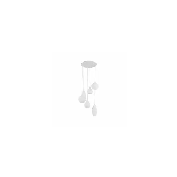 Подвесной светильник, люстра Ideal Lux SOFT SP6 BIANCO 87818 - фото №1