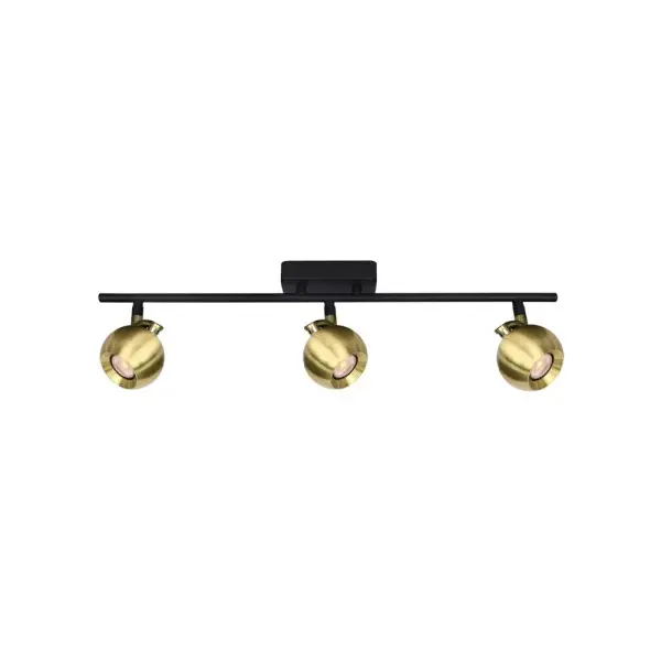 Спот Italux SPL-45379-3R-BK-GD Lafin GU10 3x10W IP20 Gold