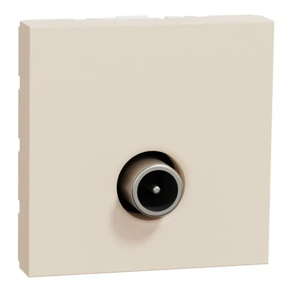 Одинарная TV розетка Schneider Electric NU346244 2М (бежевая)