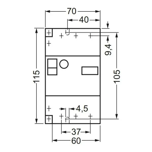 Автомат защиты двигателя ETI 004646630 MSP1-52 (22 kW 36-52A) - фото №2