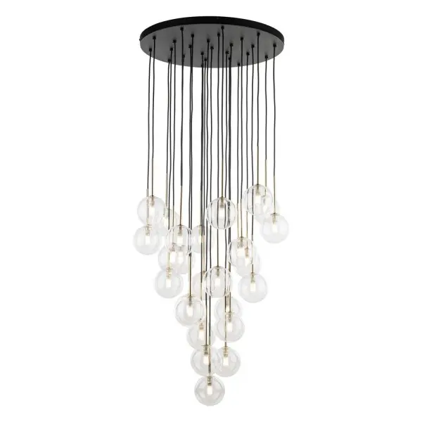 Люстра TK Lighting 10099 Nilos G9 26x8W IP20 золотая - фото №2