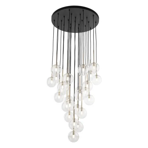 Люстра TK Lighting 10099 Nilos G9 26x8W IP20 золотая - фото №3