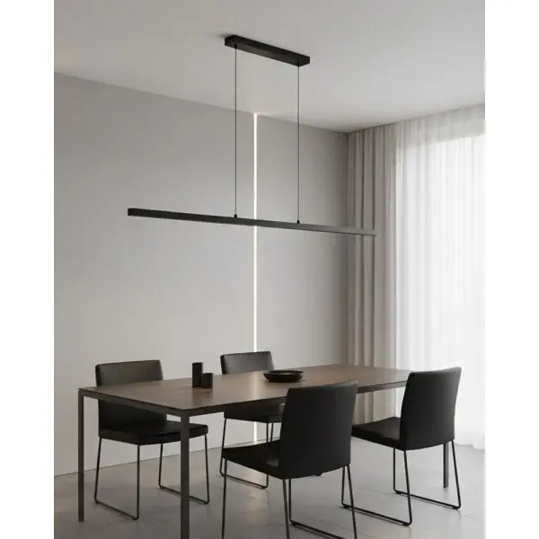 Подвесной светильник, люстра Azzardo AZ6098 Lothar LED 1x40W 3000K 2322Lm IP20 черный - фото №1