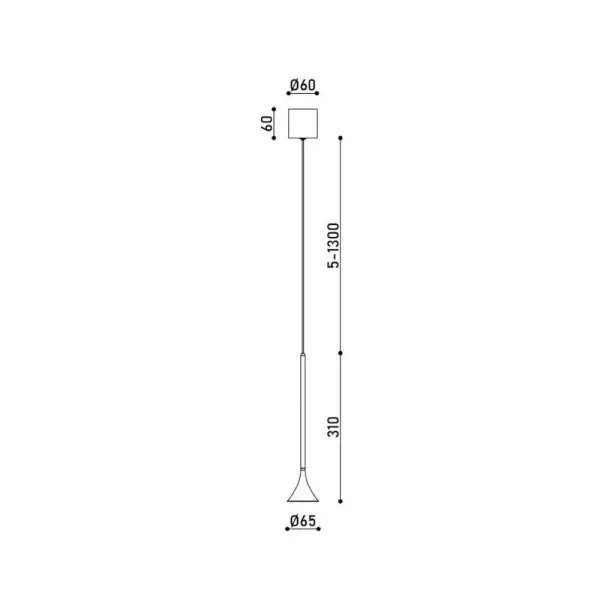 Підвісний світильник, люстра Kloodi DECO_PE-KATYA308 5W 3K 24D BK LED 1x5W 3000К IP20 чорний - фото №2 Підвісний світильник, люстра Kloodi DECO_PE-KATYA308 5W 3K 24D BK LED 1x5W 3000К IP20 чорний - фото №2