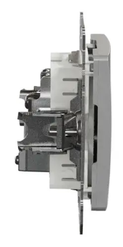 Кінцева TV-розетка 4 дБ Schneider Electric Sedna Design & Elements алюміній SDD113471 - фото №2
