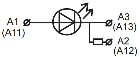 Сигнальний світлодіод Elko-ep USS-12 AC 230В, AC/DC 24В (жовтий) - фото №1