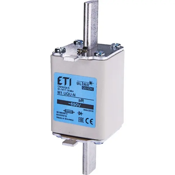 Запобіжник ETI 004334221 M2UQU-N/355A/690V aR (50kA) Запобіжник ETI 004334221 M2UQU-N/355A/690V aR (50kA)