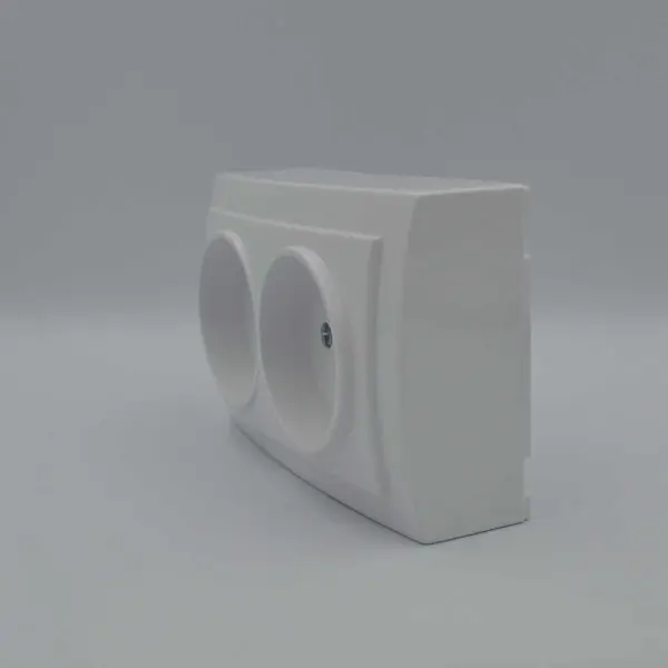 Розетка Nilson Themis біла 2-на без заземлення ( 26111024 ) - фото №2