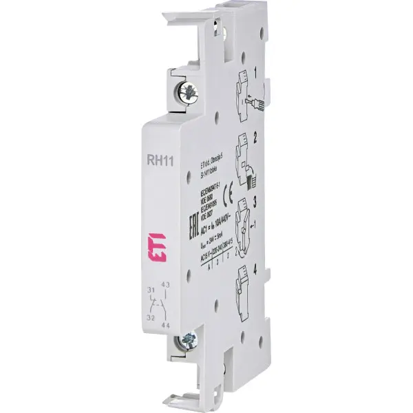 Блок-контакт ETI 002461101 RH 11 (1NO+1NC) (для типа R)