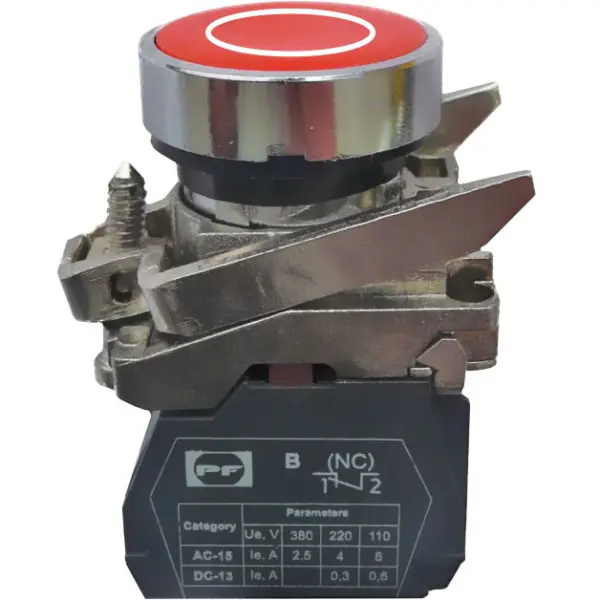 Кнопка Promfactor FP4-BA4322 1NC "O" красная (FP4-BA4322)