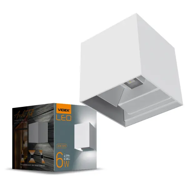 Наружный LED светильник для подсветки зданий Videx AR04 6Вт 2700K IP54 (VL-AR04-062W) - фото №2