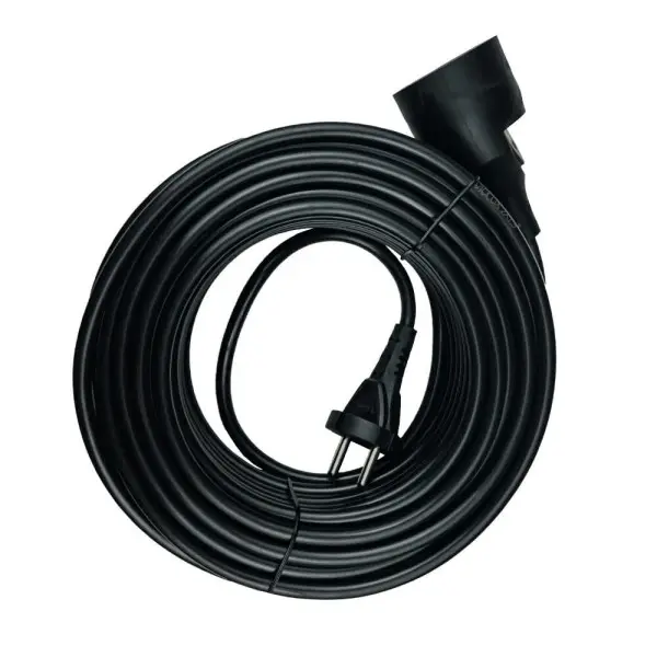 Удлинитель Violux 1р 25м 2х1,5 без заземления​ черный ( 931252 ) - фото №1