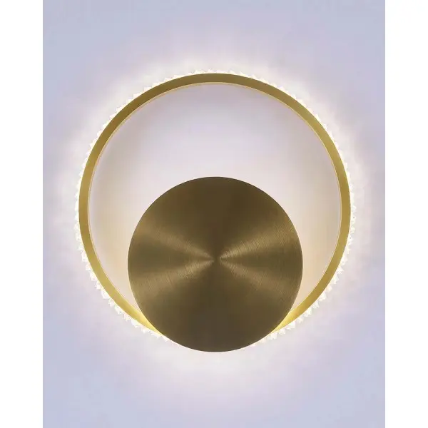 Бра, настенный светильник Goldlux 337870 Diana LED 1x14W 4000K 2100Lm IP20 золотой - фото №3 Бра, настенный светильник Goldlux 337870 Diana LED 1x14W 4000K 2100Lm IP20 золотой - фото №3