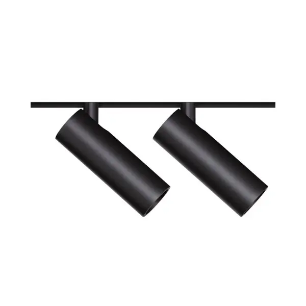 Магнитный трековый светильник Kloodi KDMG-SPOT35 2x7W 3K BK LED 1120Lm IP20 черный - фото №1 Магнитный трековый светильник Kloodi KDMG-SPOT35 2x7W 3K BK LED 1120Lm IP20 черный - фото №1