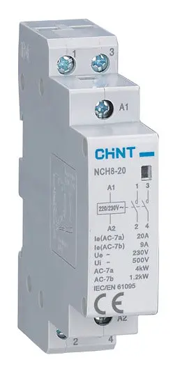 Модульный контактор Chint NCH8-20/22 20A 2NC+2NO AC 220/230В (256087)