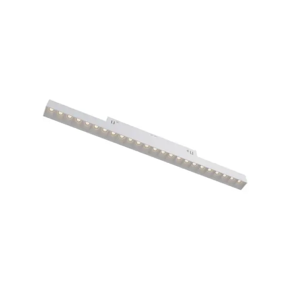Магнітний трековий світильник Kloodi KDMG-LINE435 DL 24W 3K WH LED 1920Lm IP20 білий