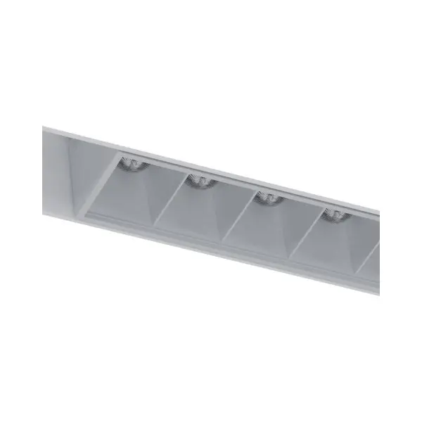 Магнітний трековий світильник Kloodi KDMG-LINE435 DL 24W 3K WH LED 1920Lm IP20 білий - фото №3