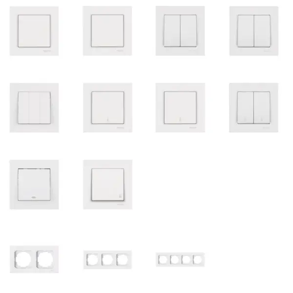 Выключатель Nilson Moda белый 1кл проходной ( 21112007 ) - фото №7