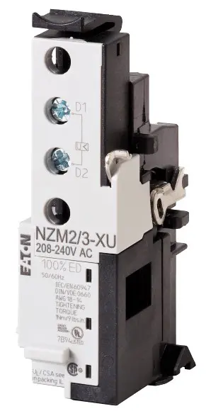 Расцепитель минимального напряжения Eaton 240В АС NZM2/3-XU208-240AC для LZM3 (259499)