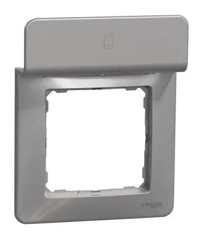 Рамка Schneider Electric Sedna Design с подставкой для мобильного алюминий SDD313809