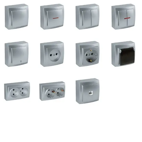 Розетка Nilson Themis срібло комп'ютерна CAT5e ( 26131044 ) - фото №4