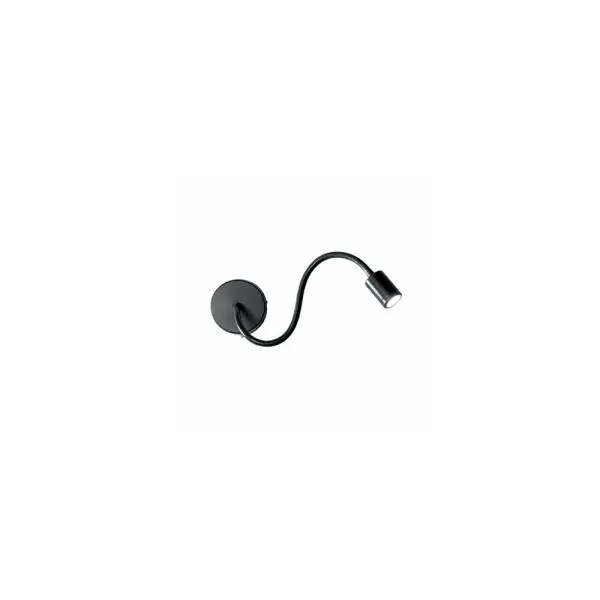 Бра, настінний світильник Ideal Lux FOCUS AP1 NERO