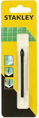 Сверло по плитке и стеклу Stanley STA53247 10х90мм в блистере - фото №1