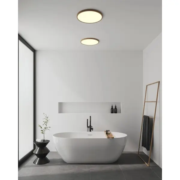 Світильник стельовий Nordlux 50056104 Oja LED 1x24W 2700K 2150Lm IP54 бежевий - фото №1