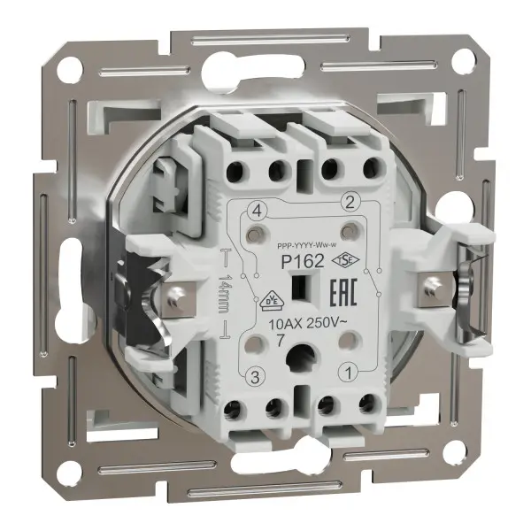 Переключатель перекрестный Schneider Electric Asfora без рамки белый (EPH0570121) - фото №1 Переключатель перекрестный Schneider Electric Asfora без рамки белый (EPH0570121) - фото №1