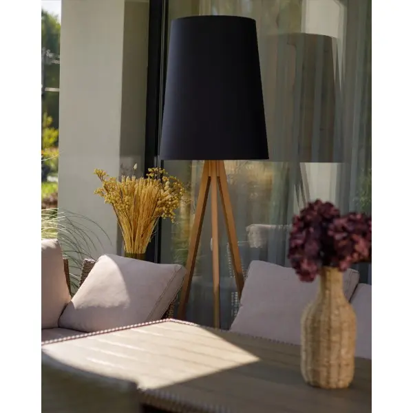 Торшер TK Lighting 5599 Walz E27 1x15W IP20 черный - фото №2