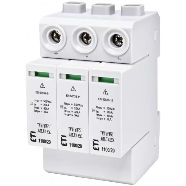 Ограничитель перенапряжения ETITEC EM T2 PV 1100/20 Y (2440623)